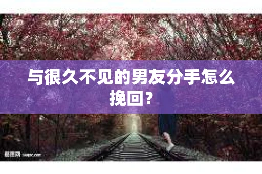 与很久不见的男友分手怎么挽回？