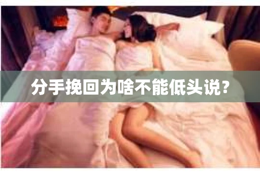 分手挽回为啥不能低头说？