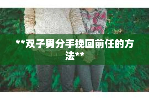 **双子男分手挽回前任的方法**