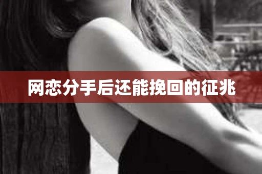 网恋分手后还能挽回的征兆
