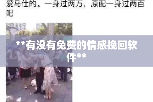 **有没有免费的情感挽回软件**