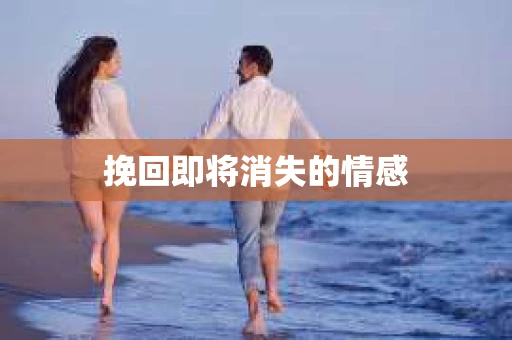 挽回即将消失的情感