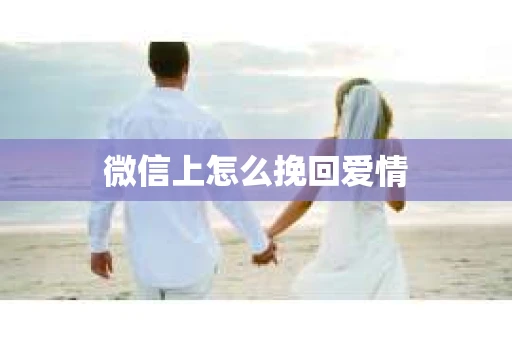 微信上怎么挽回爱情