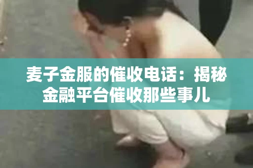 麦子金服的催收电话：揭秘金融平台催收那些事儿