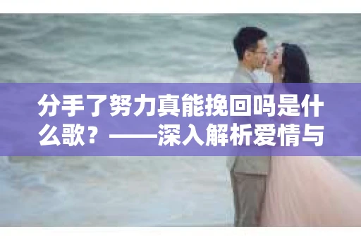 分手了努力真能挽回吗是什么歌？——深入解析爱情与努力之间的微妙关系
