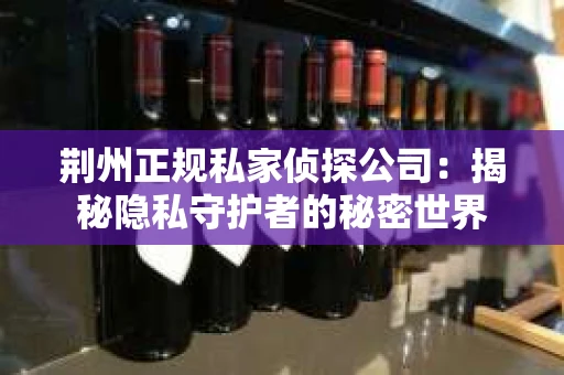 荆州正规私家侦探公司：揭秘隐私守护者的秘密世界